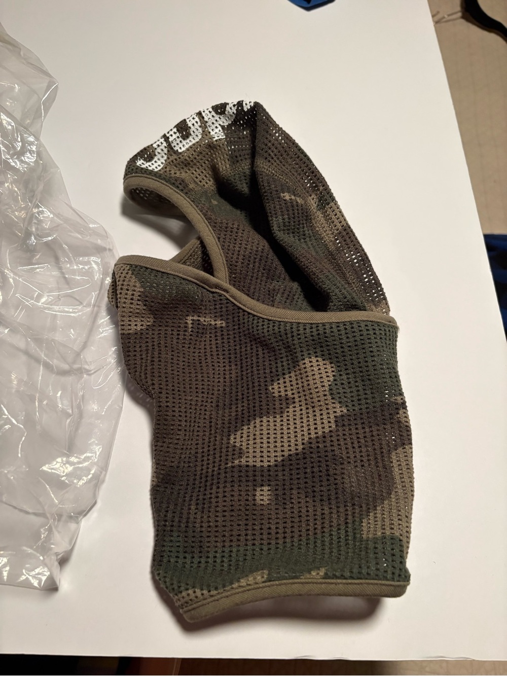 supreme brand new Men's balaclava "Camo Breathable Face Mask" - camouflage